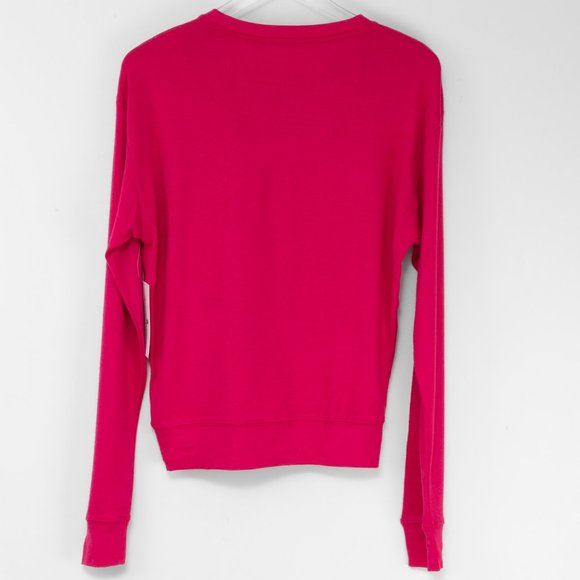 Spiritual Gangster "Nothing But Love" Sweatshirt Hacci Comfy Cozy Pink Large New - Picture 3 of 8